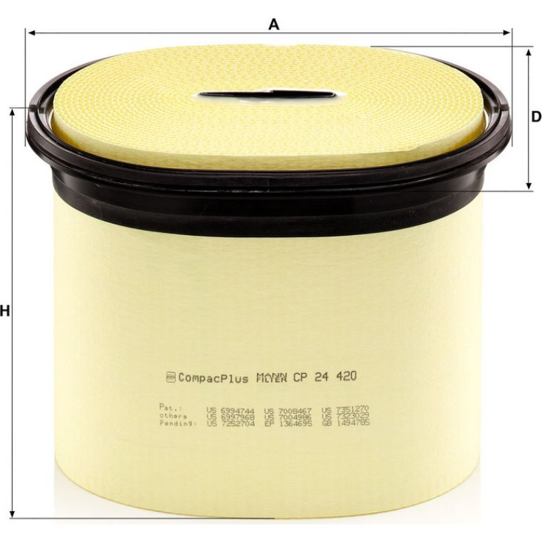 MANN-FILTER CP 24 420 Luftfilter MANN-FILTER CP 24 420 Luftfilter