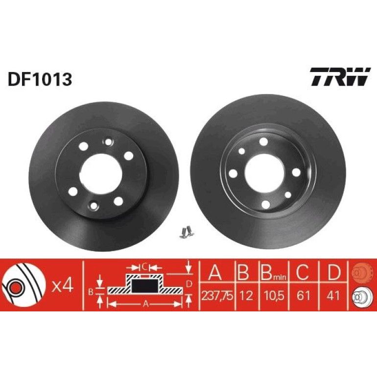 Bremsscheibe DF1013