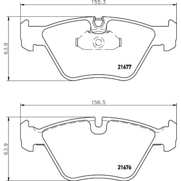 Bremsbelagsatz, Scheibenbremse 8DB 355 007-961 Bremsbelagsatz, Scheibenbremse 8DB 355 007-961