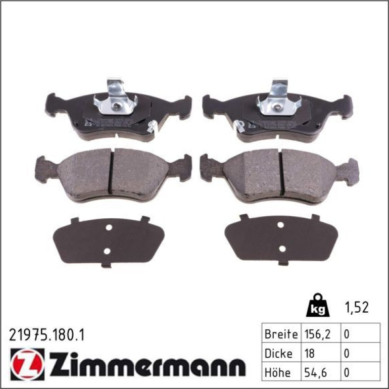 Bremsbelagsatz, Scheibenbremse 21975.180.1 Bremsbelagsatz, Scheibenbremse 21975.180.1
