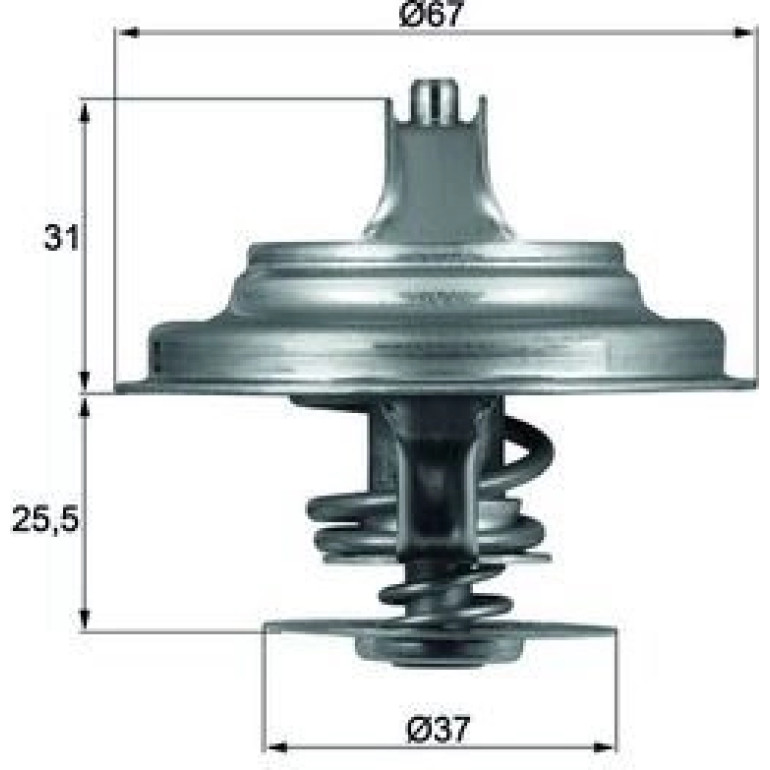 Thermostat, Kühlmittel TX 25 71D Thermostat, Kühlmittel TX 25 71D