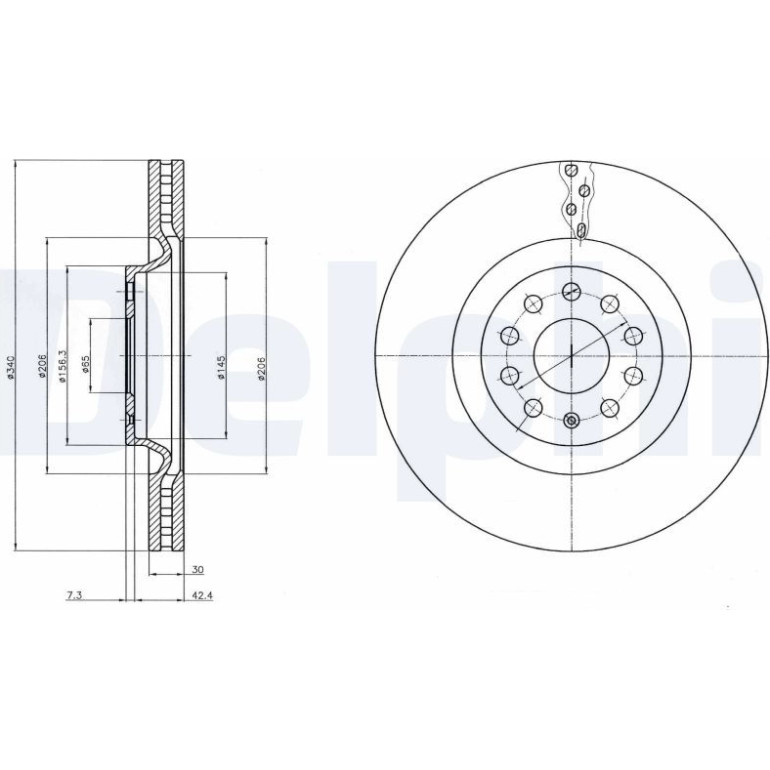 Bremsscheibe BG9109 Bremsscheibe BG9109