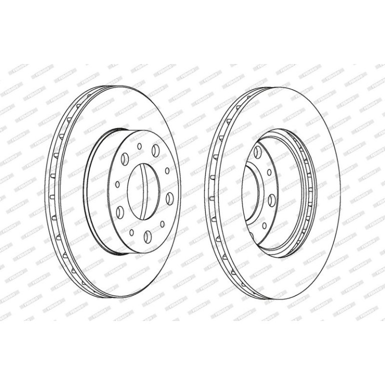 Bremsscheibe DDF1171C