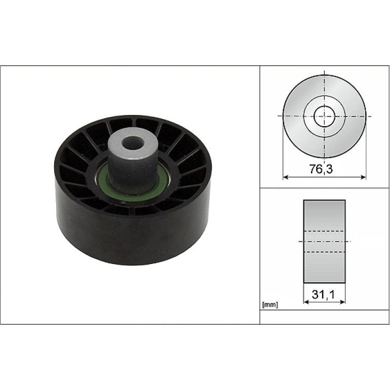 Umlenk-/Führungsrolle, Keilrippenriemen 532 0776 10