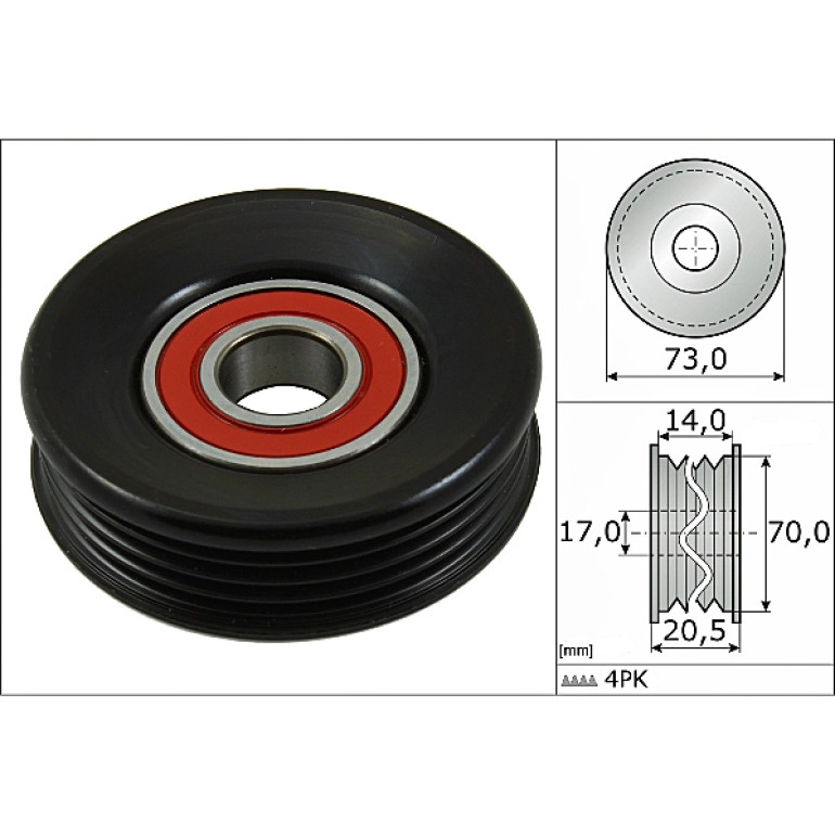 Spannrolle, Keilrippenriemen 531 0853 10