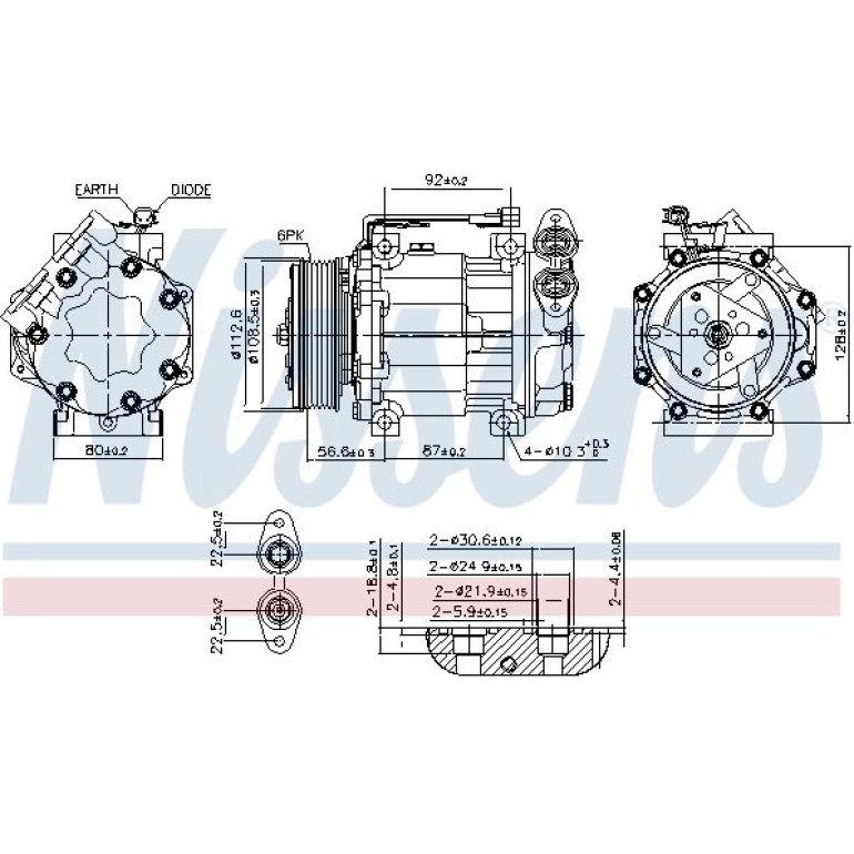 Kompressor, Klimaanlage 890584 Kompressor, Klimaanlage 890584