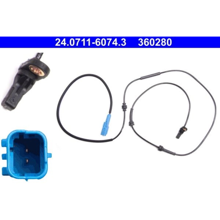 Sensor, Raddrehzahl 24.0711-6074.3 Sensor, Raddrehzahl 24.0711-6074.3