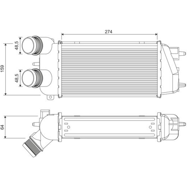 Ladeluftkühler 818371