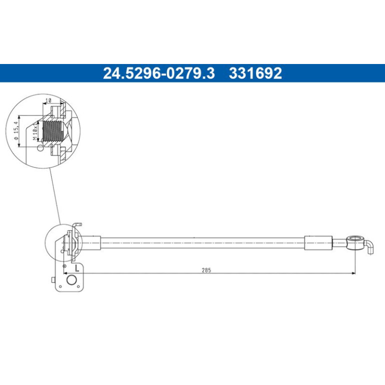 Bremsschlauch 24.5296-0279.3
