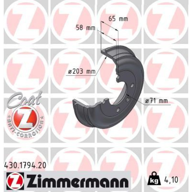 Bremstrommel 430.1794.20 Bremstrommel 430.1794.20