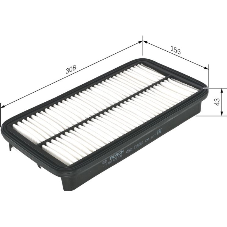 BOSCH 1 987 429 135 Luftfilter