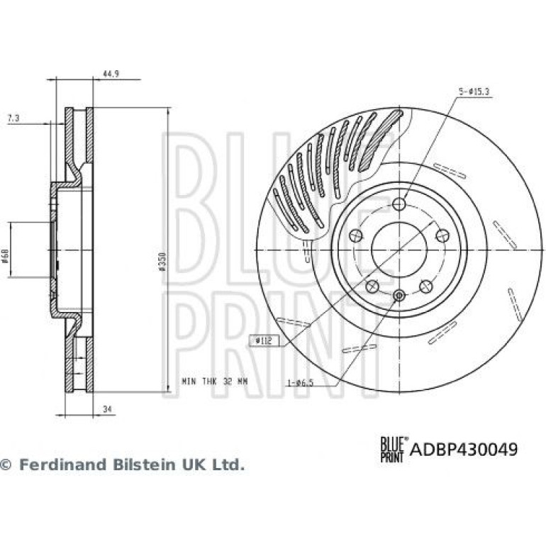 Bremsscheibe ADBP430049 Bremsscheibe ADBP430049