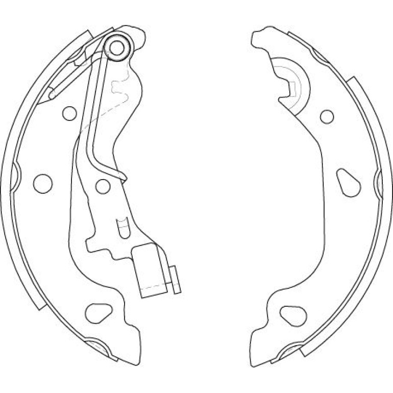 Bremsbackensatz GS8687 Bremsbackensatz GS8687