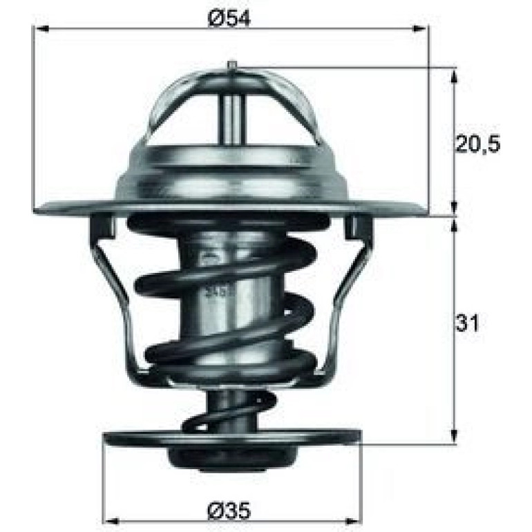 Thermostat, Kühlmittel TX 15 87D Thermostat, Kühlmittel TX 15 87D