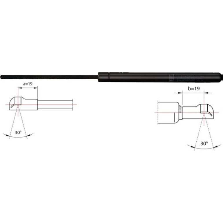 Gasfeder, Koffer-/Laderaum 2110519