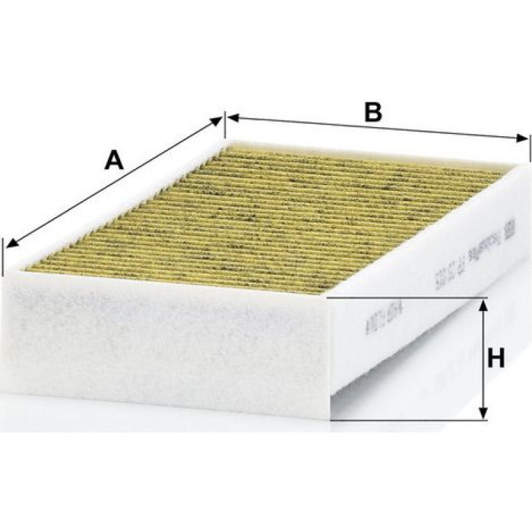 MANN-FILTER FP 23 015-2 Innenraumfilter FreciousPlus Aktivkohlefilter mit Polyphenol, antibakteriell, Feinstaubfilter (PM 2.5)