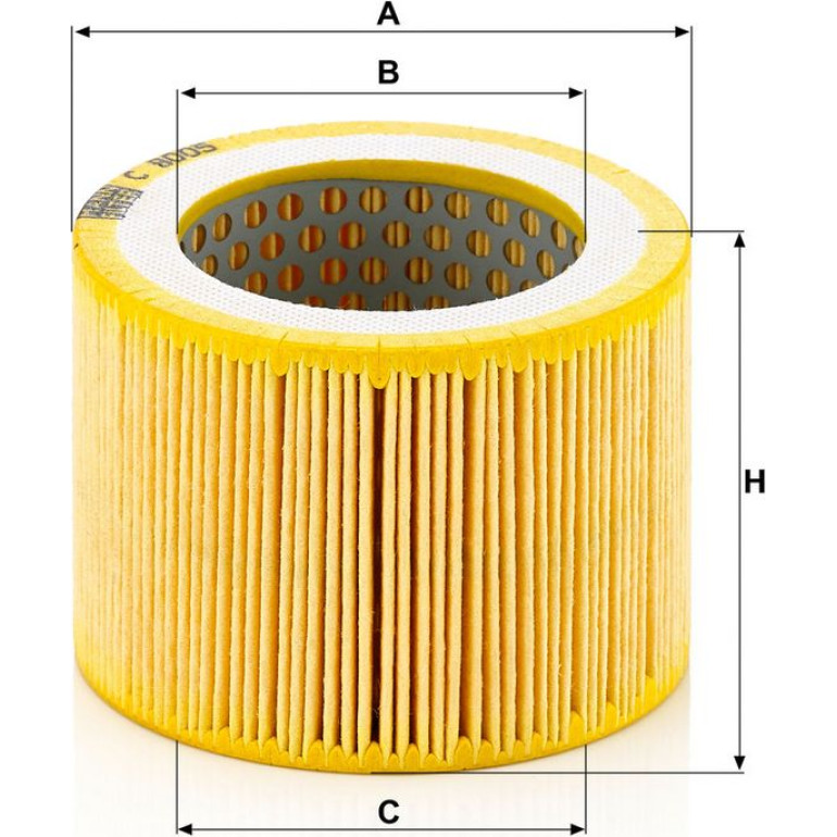 MANN-FILTER C 8005 Filter, Entlüftung (Kraftstoffbehälter) MANN-FILTER C 8005 Filter, Entlüftung (Kraftstoffbehälter)