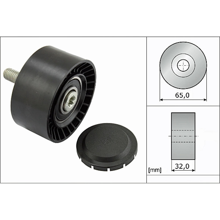 Umlenk-/Führungsrolle, Keilrippenriemen 532 0660 10 Umlenk-/Führungsrolle, Keilrippenriemen 532 0660 10