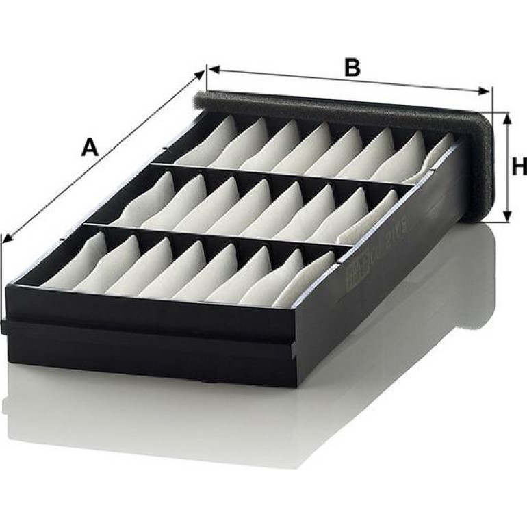 MANN-FILTER CU 2106-2 Innenraumfilter, Partikelfilter MANN-FILTER CU 2106-2 Innenraumfilter, Partikelfilter