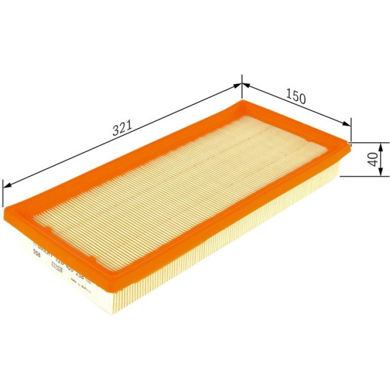 BOSCH F 026 400 258 Luftfilter BOSCH F 026 400 258 Luftfilter