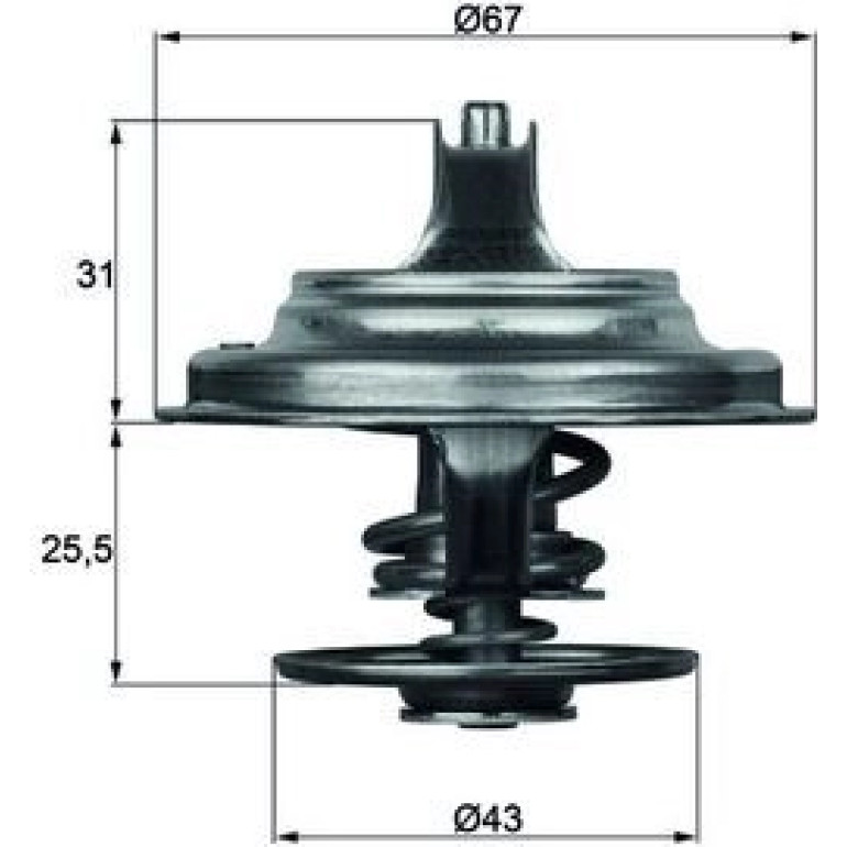 Thermostat, Kühlmittel TX 23 79D Thermostat, Kühlmittel TX 23 79D