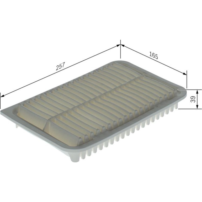 BOSCH F 026 400 659 Luftfilter für SUZUKI IGNIS, SWIFT 38,7mm, 165mm, 256,5mm, Filtereinsatz BOSCH F 026 400 659 Luftfilter für SUZUKI IGNIS, SWIFT 38,7mm, 165mm, 256,5mm, Filtereinsatz
