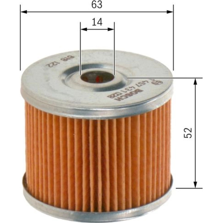 Kraftstofffilter 1 457 431 028