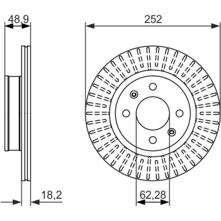 Bremsscheibe 0 986 479 770 Bremsscheibe 0 986 479 770