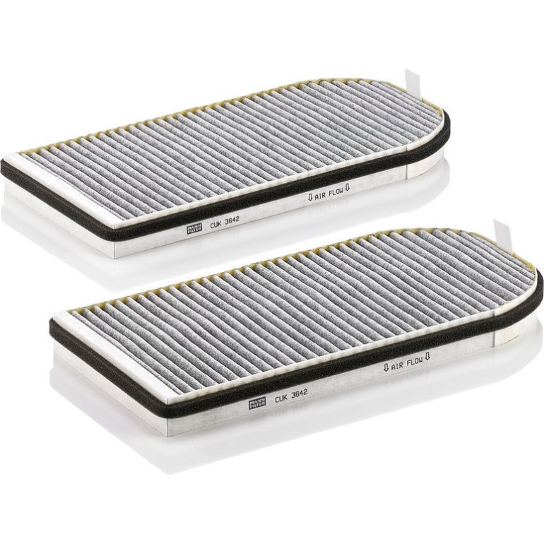 MANN-FILTER CUK 3642-2 Innenraumfilter, Aktivkohlefilter