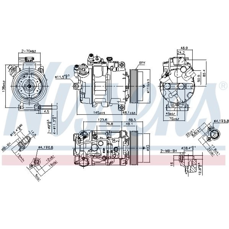 Kompressor, Klimaanlage 890070 Kompressor, Klimaanlage 890070