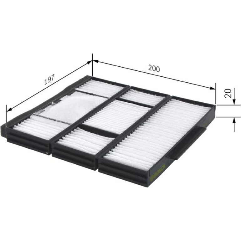 BOSCH 1 987 432 155 Innenraumfilter BOSCH 1 987 432 155 Innenraumfilter