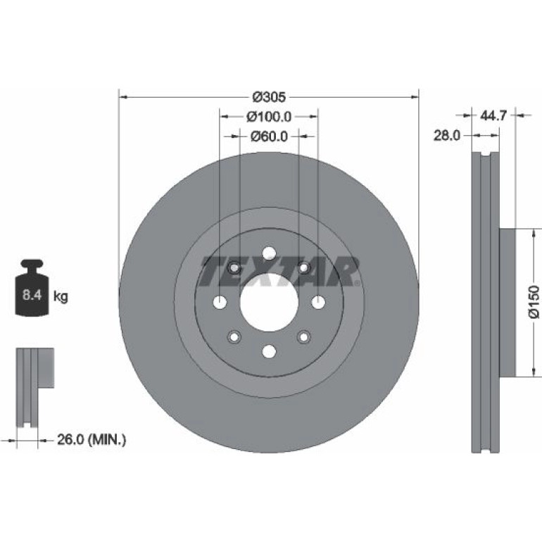 Bremsscheibe 92202203 Bremsscheibe 92202203