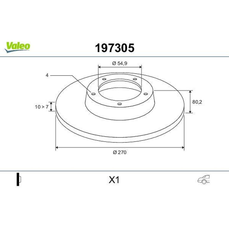 Bremsscheibe 197305