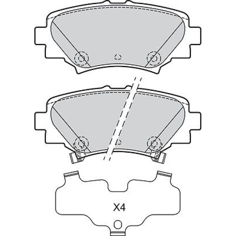Bremsbelagsatz, Scheibenbremse 601736 Bremsbelagsatz, Scheibenbremse 601736