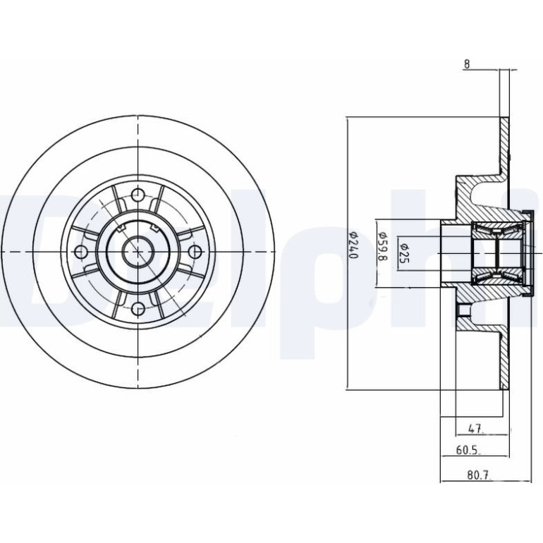 Bremsscheibe BG9028RS