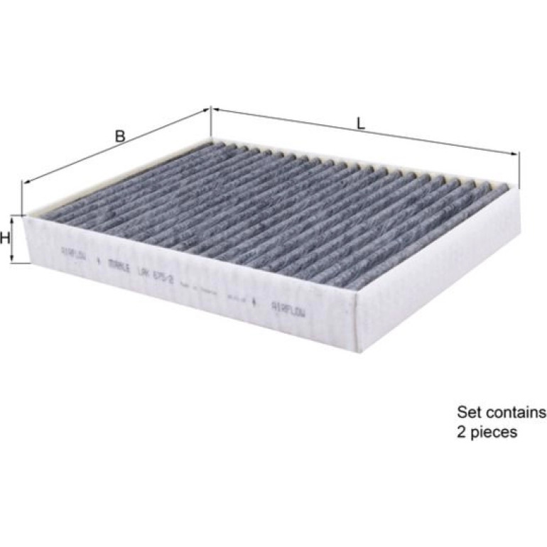 Filter, Innenraumluft LAK 675/2/S Filter, Innenraumluft LAK 675/2/S