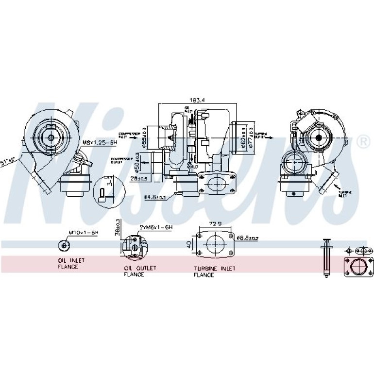 Nissens Turbolader 93202 Nissens Turbolader 93202