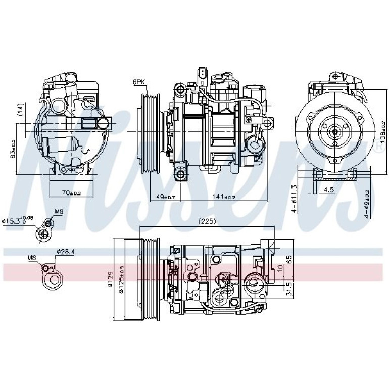 Kompressor, Klimaanlage 89209 Kompressor, Klimaanlage 89209