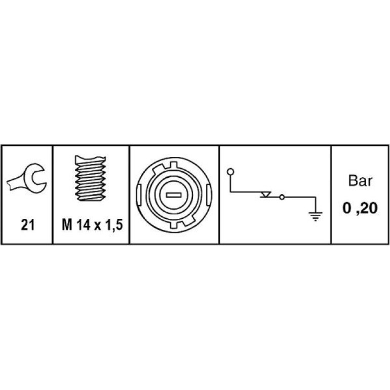 Öldruckschalter 6ZL 009 600-051 Öldruckschalter 6ZL 009 600-051