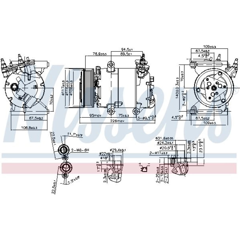 Kompressor, Klimaanlage 89571 Kompressor, Klimaanlage 89571