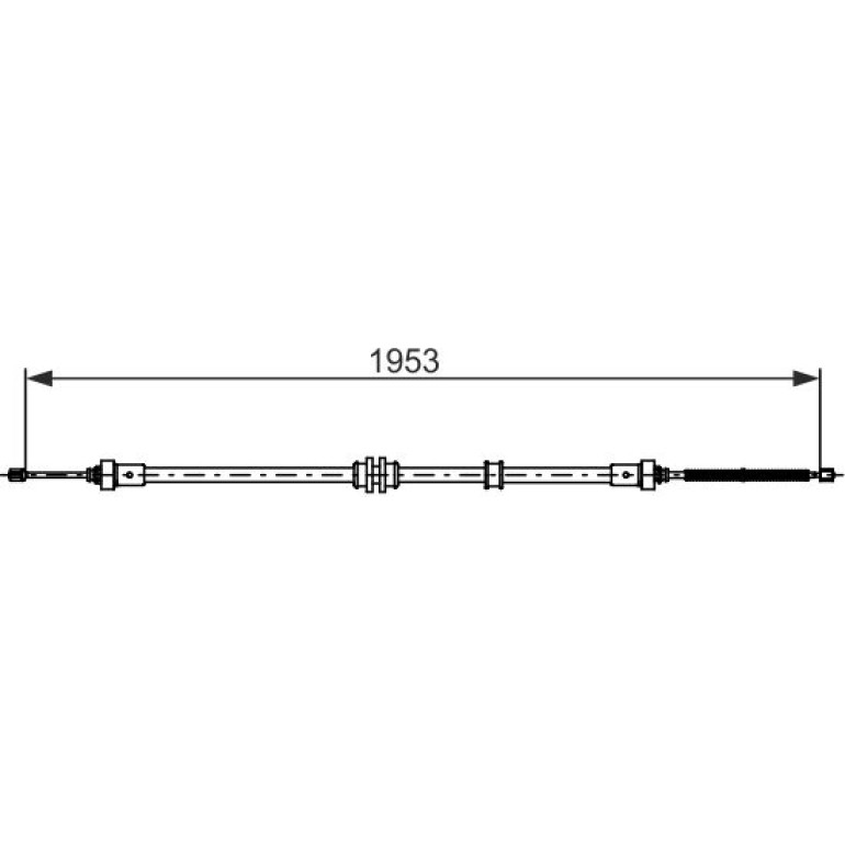 Seilzug, Feststellbremse 1 987 482 732 Seilzug, Feststellbremse 1 987 482 732
