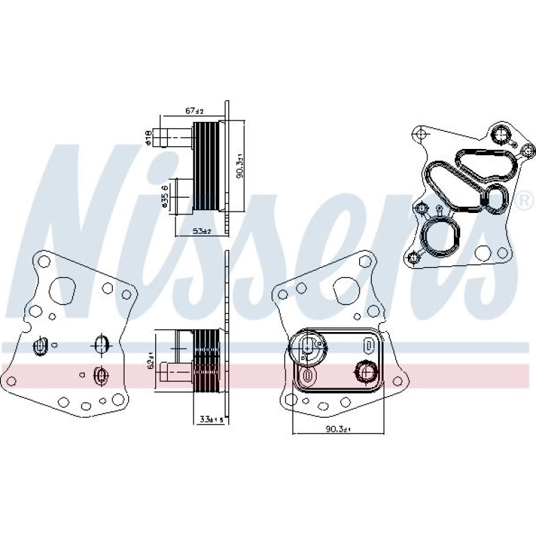 Ölkühler, Motoröl 90943