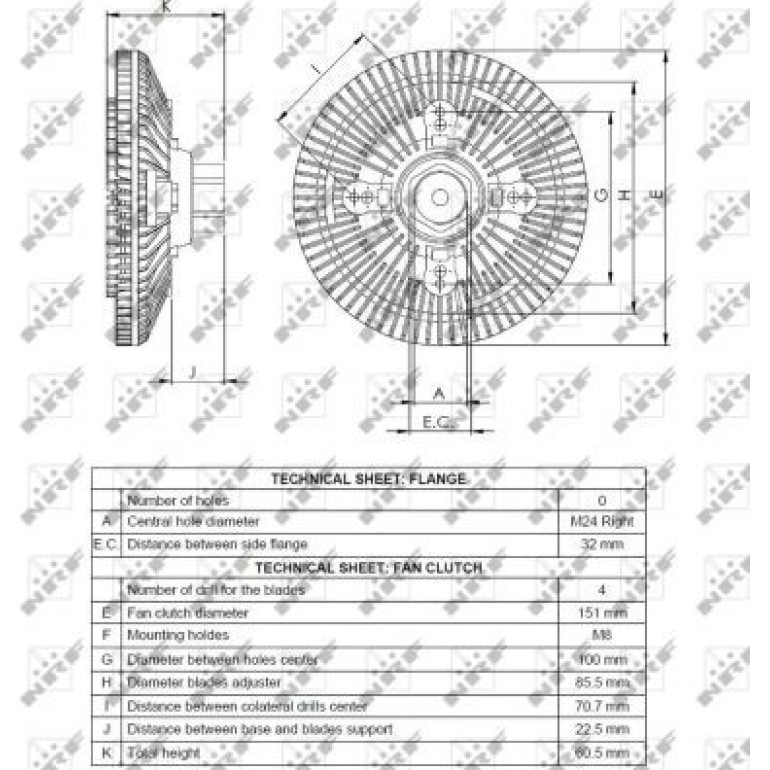 Kupplung, Kühlerlüfter 49523 Kupplung, Kühlerlüfter 49523
