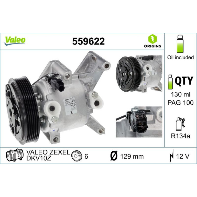 Kompressor, Klimaanlage 559622