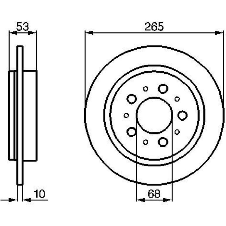 Bremsscheibe 0 986 478 042 Bremsscheibe 0 986 478 042