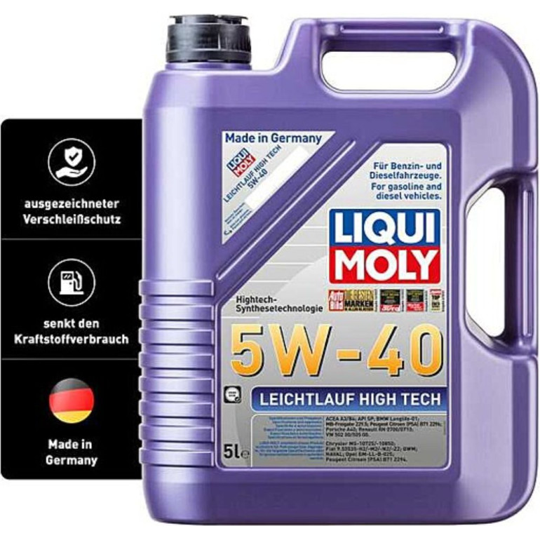 Liqui Moly 3864 Leichtlauf High Tech 5W-40 Motoröl 5L