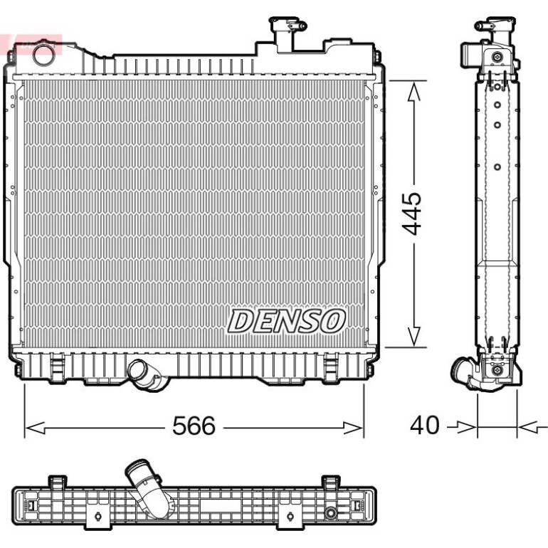 Kühler, Motorkühlung DRM23119 Kühler, Motorkühlung DRM23119