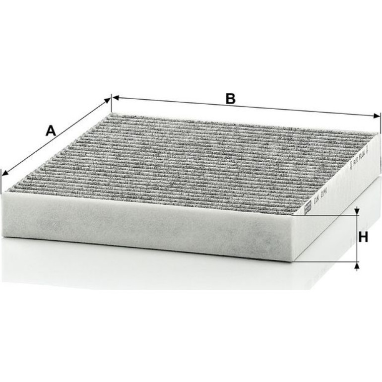 MANN-FILTER CUK 2141 Innenraumfilter, Aktivkohlefilter MANN-FILTER CUK 2141 Innenraumfilter, Aktivkohlefilter