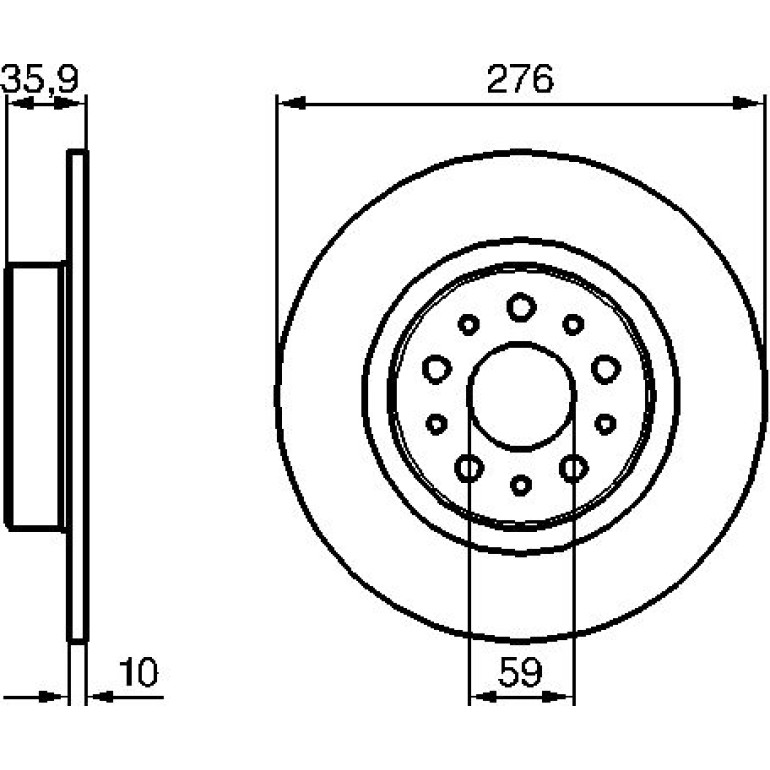 Bremsscheibe 0 986 479 120 Bremsscheibe 0 986 479 120