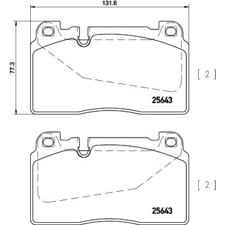 Bremsbelagsatz, Scheibenbremse 8DB 355 020-251 Bremsbelagsatz, Scheibenbremse 8DB 355 020-251